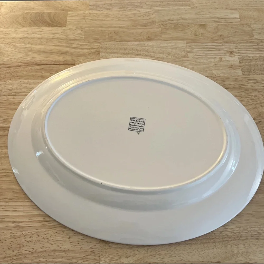 Williams Sonoma English Angler 17 inch platter Made in England